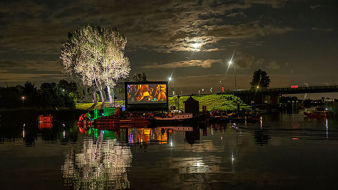 Succesvolle drijf-in bioscoop eerste activiteit in Kanaalpark